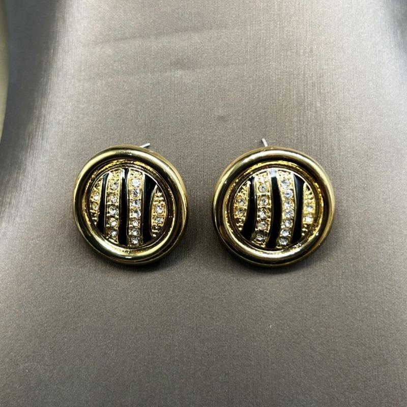 Heavy industry retro electroplated real gold necklace set leopard print black gold enamel necklace