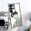 B-J A-Alex Anime Plating Phone Case For Samsung Galaxy S24 S25 FE S26 Edge S23 Ultra S22 S21 Plus S20 Anti-Fall Airabag Cover