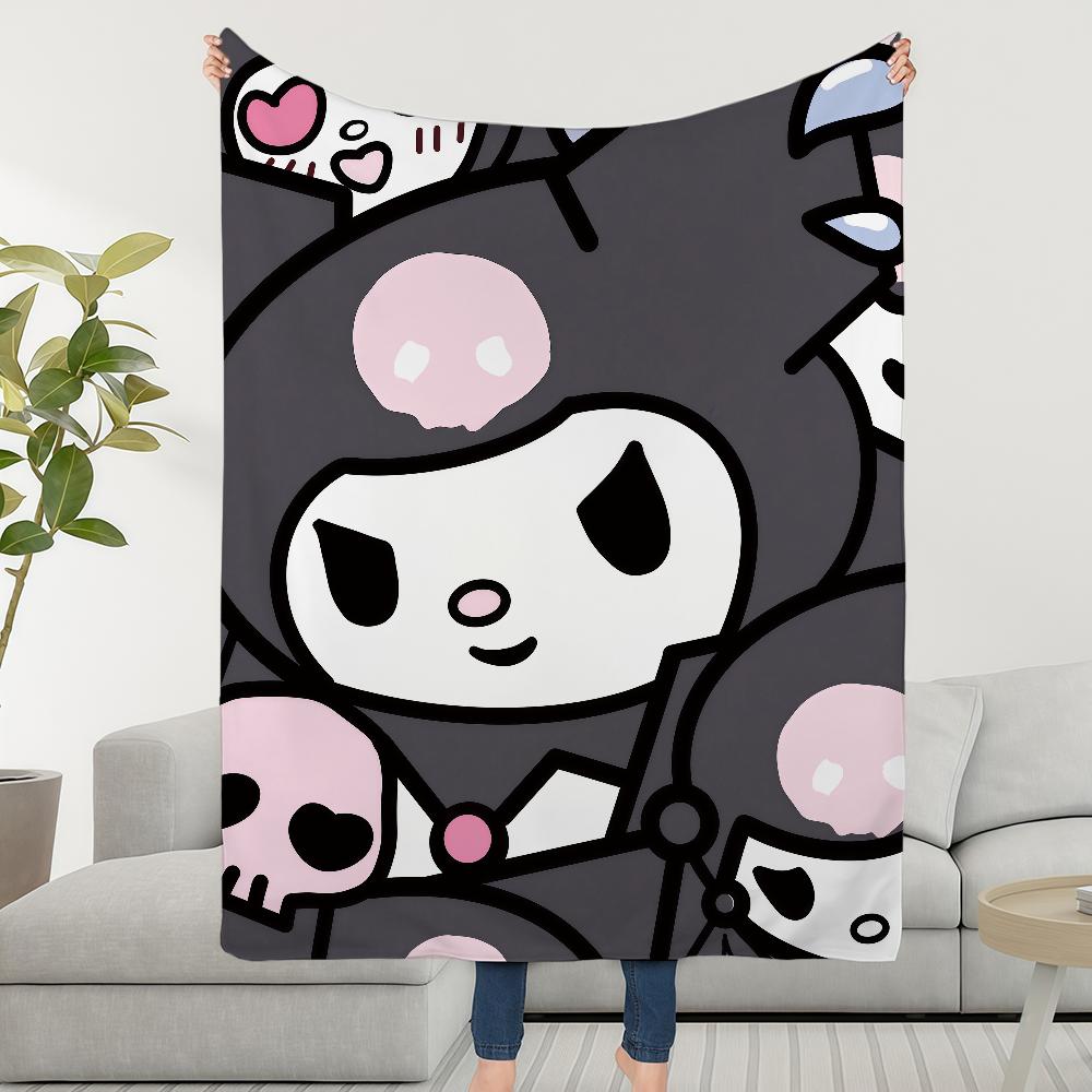 

Cartoon SRO K-KuromiS Cute Hot Blanket Throw Super Cosy Plush Living Room Sofa Couch Childish Birthday Gifts 75x90cm