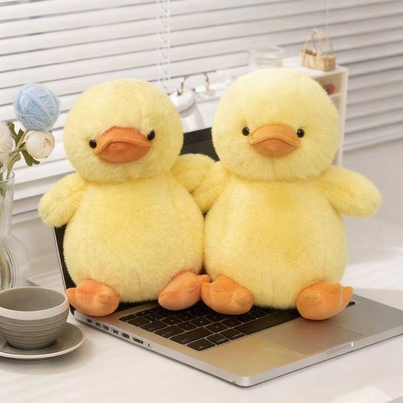 Cute Duck Plush Toys Soft And Comfortable Sleep Companion Soothing The Doll Bedhead Ornament Sofa Hug Pillow Daily Use Fun Gifts