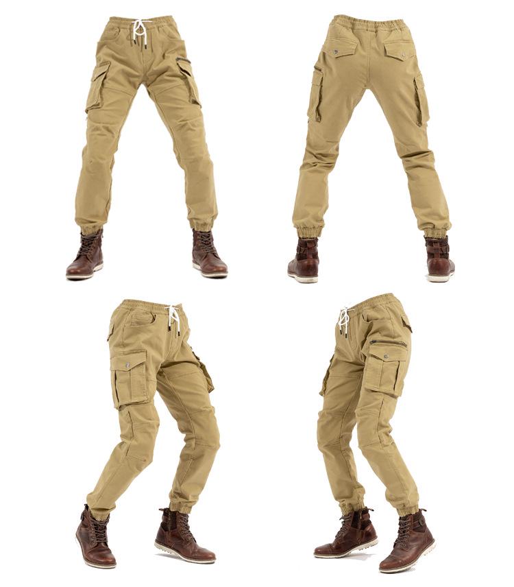Pantaloni Cargo Moto Unisex Slim Fit pentru Condus - Patru Sezoane, Anti-Cădere, Jogging Casual pentru Turism
