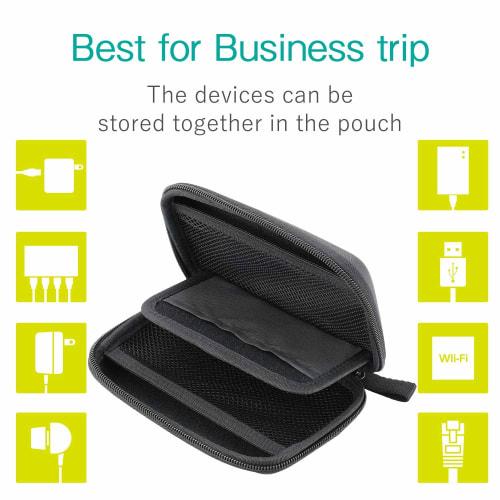 ELECOM Pouch Bag-in-Bag Gadget Storage S Size Black TB-01GPBK