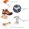 Ski Mountaineering Outdoor Ten-Tooth Ice And Snow Anti-Slip Shoe Covers Outdoor Mountaineering Crampons 10-Tooth Ice Grab