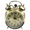 7cm Alarm clock Metal Cute High quality Horseshoe Mechanical Gold Alarm Clock Manual Wind Up Vintage Pro Top