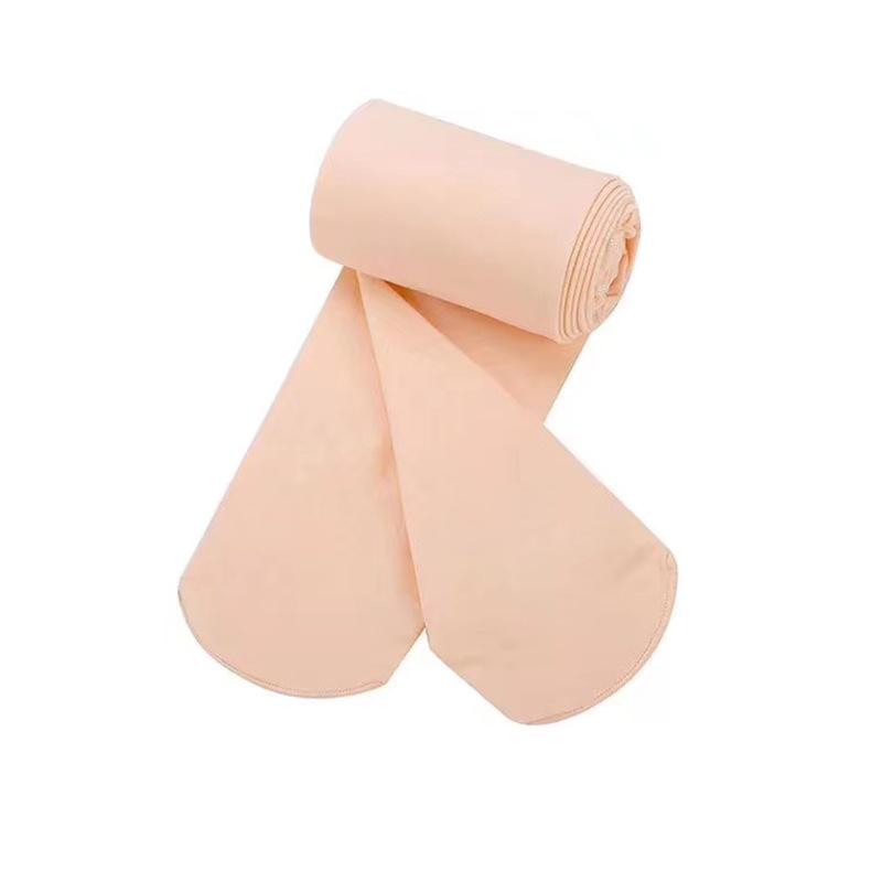 Children s Velvet 90D Dance Tights with Hand-stitched Footed Design 60D Nude - Summer Thin