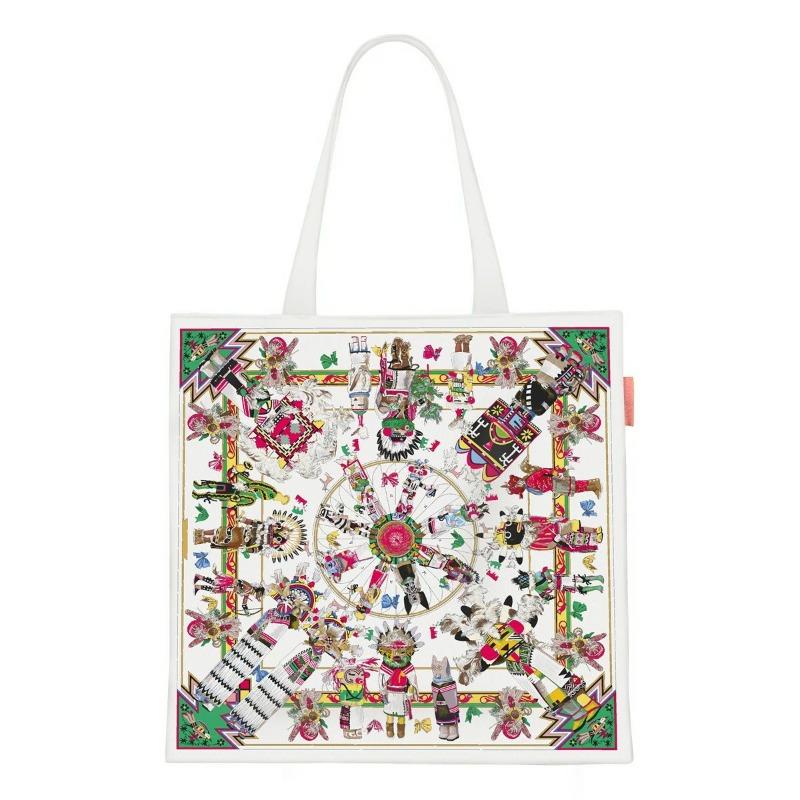 Printed Canvas Bag Women's Hand Bag Large Capacity Student Tutoring Shoulder Bag