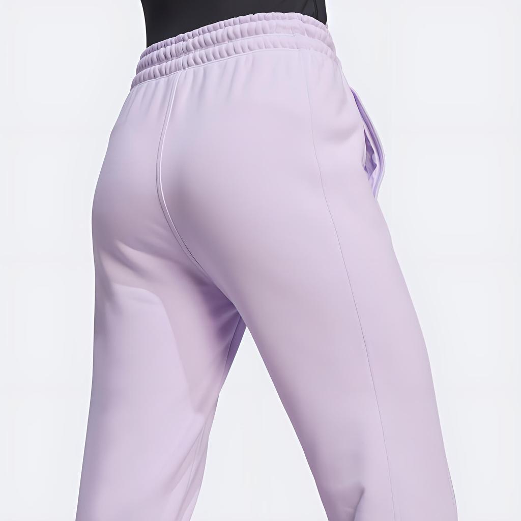 Adidas X Stella McCartney Regular Joggers Solid Color Logo Drawstring Cuffed Knit Sports Pants Women Joggers Purple IB6861
