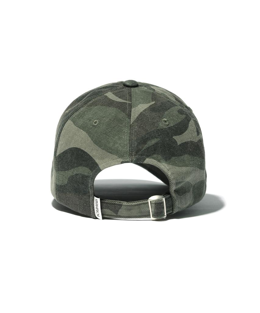 YOUHEE Lettering Ball Cap Khaki