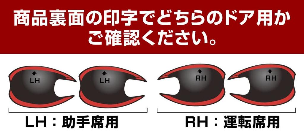 Samurai Produce Mazda Door Handle Protection Left and Right Set of Carbon Fiber Pattern CX-8 Covers, Garnish, 4,