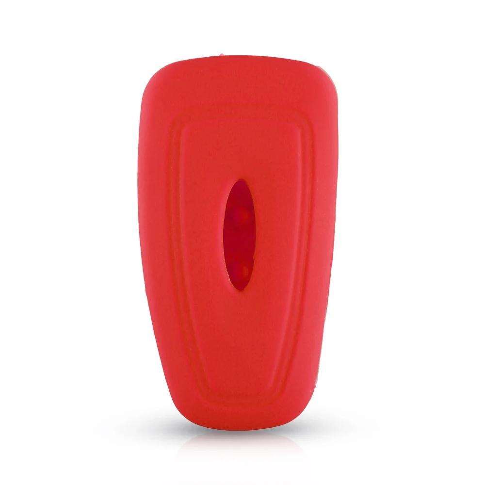 KEYYOU 3 Tasten Silikon Auto Fernbedienung Schlüsselanhänger Abdeckung Hülle Für Ford Ranger C-Max S-Max Focus Galaxy Mondeo Transit Tourneo Custom