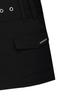 ROCKCAKE Wide Belt Wrap Skirt - Black