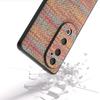 For vivo S19 Pro 5G Case Plaid Texture Leather Coated PC+TPU Phone Cover