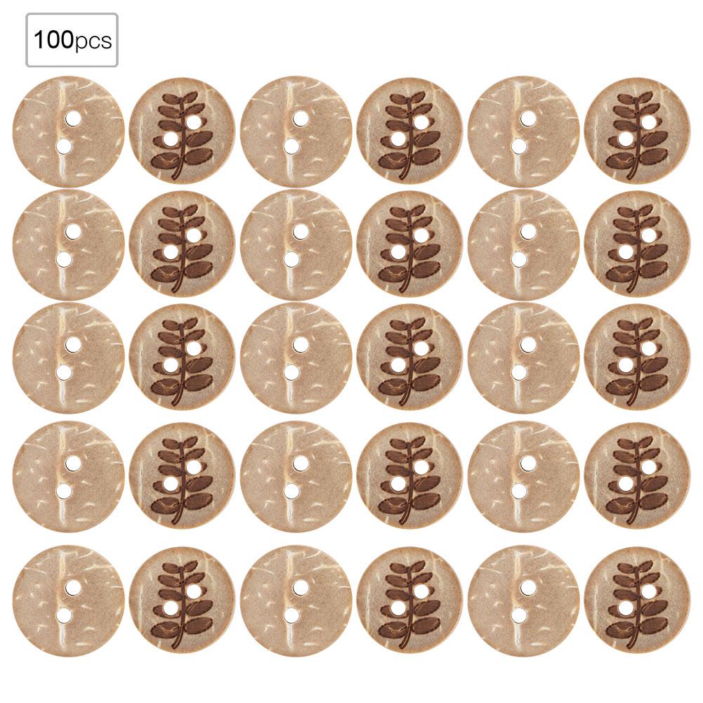 13mm 100pcs bag 4-Holes Round Buttons Sew Tools Accessories    Crafts   Wooden Button(226 13mm&nbsp;)