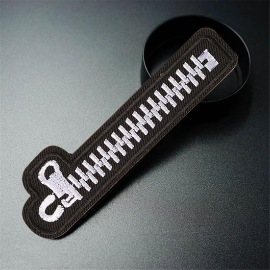 Aplicație DIY Decorațiune cu Fermoar Insignă Cusută pentru Îmbrăcăminte Accesorii Haine Petice