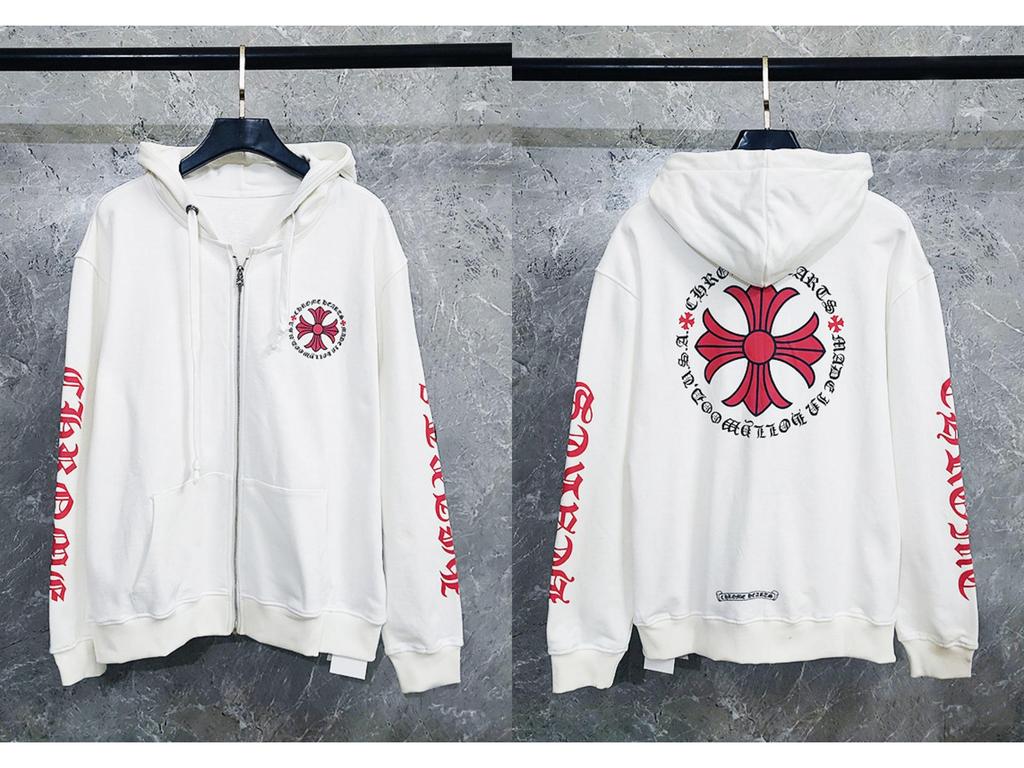 Vyšívaná mikina s křížem a podkovou pro muže a ženy - Podzimní oblečení