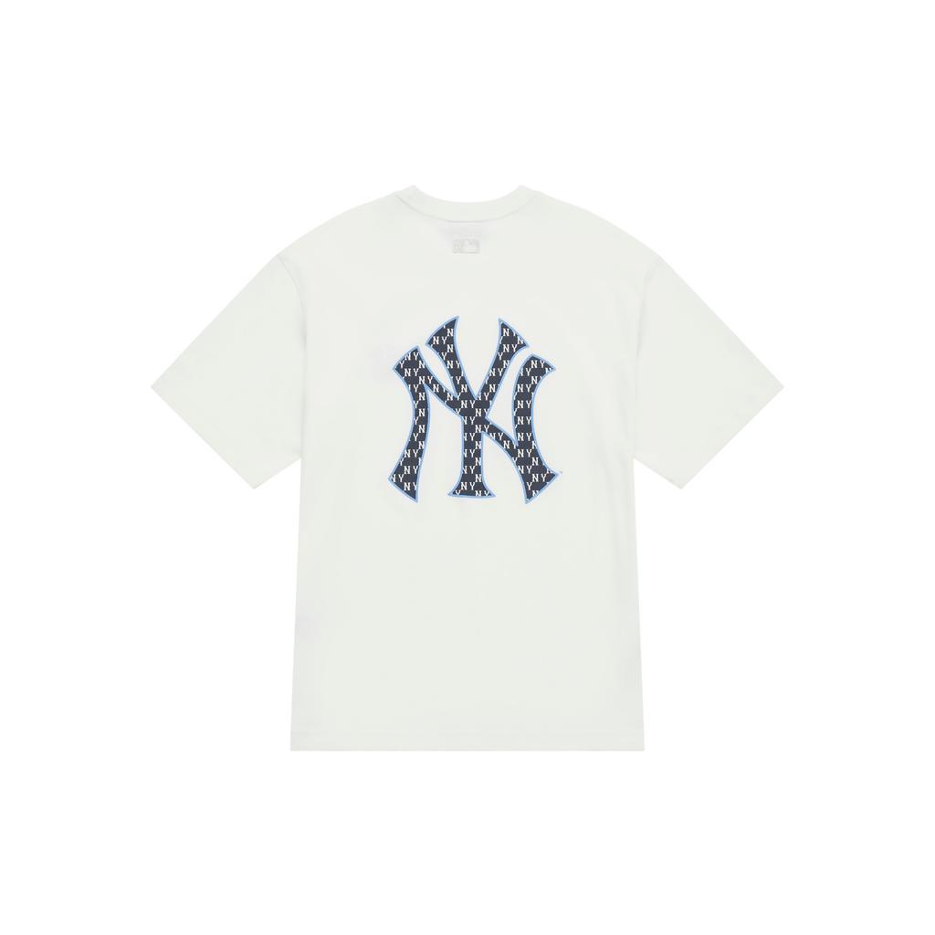 New MLB New York Yankees T Shirts Unisex Ivory 3ATSM0653-50IVS