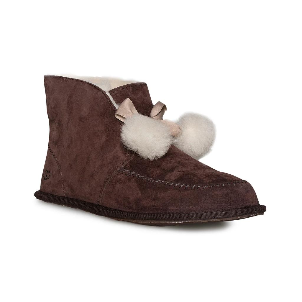 UGG Comfortable Versatile Short Snow Boots Women boots Dark-Brown 1017541-STT