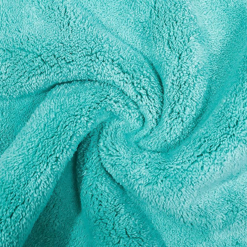 1200GSM Car Thicked Towel Microfiber Cleaning Drying Soft Cloth Water Absorption Double-sided Rag Auto Detailing Washing Towel