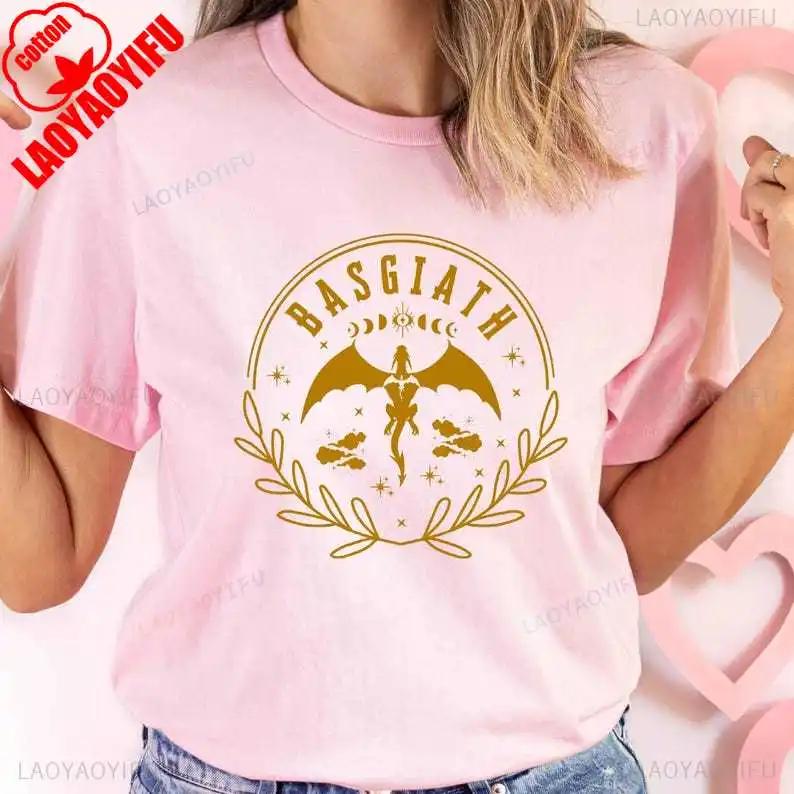 

Cotton Trending War College Shirt Dragon Rider Fourth Wing Shirt Violet Vintage Clothes Tshirts for Women Feminist Shirt Tees 4XL
