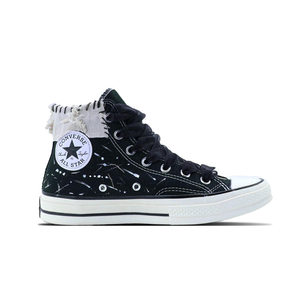 Converse 1970s Slip Resistant Abrasion Resistant High top Canvas Shoes Unisex Black 162050C(Team147-)
