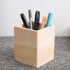Wooden Pen Holder Large Capacity Desk Organizer for Pens Erasers Crayons Rulers Markers Multi-Specification Storage Box for Office School Home