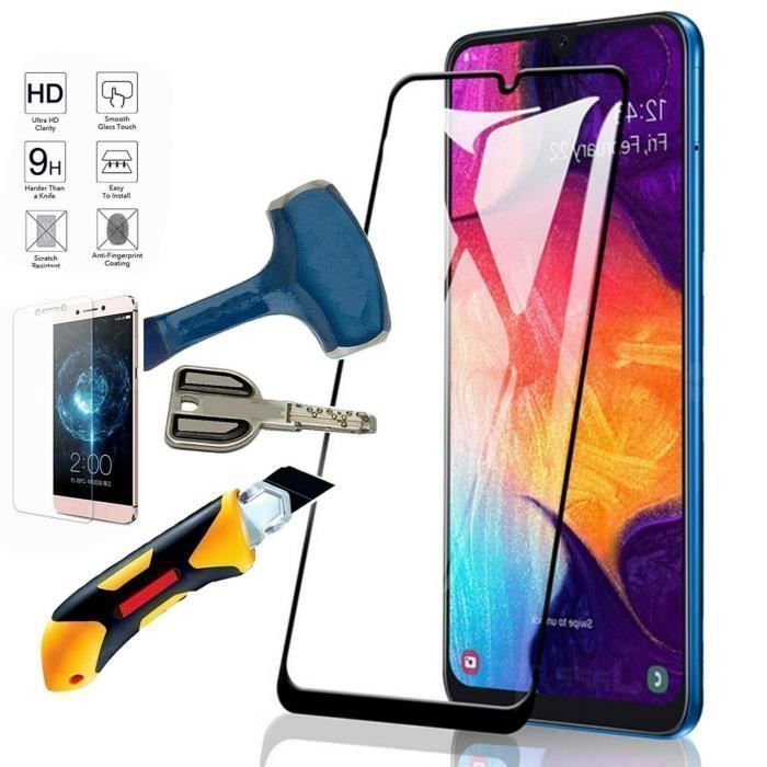Vitre de Protection - MARQUE - Samsung Galaxy A20e - Verre Trempé - Anti Chocs - Anti Rayures