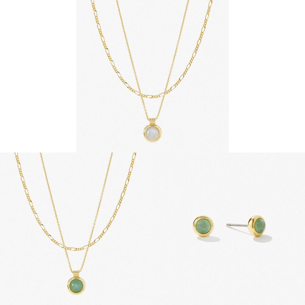 Green Eastern Tomb Natural Stone Necklace With Geometric Pendant For Fashion Casual Wear