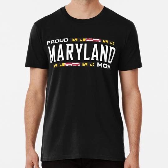 Proud Maryland Mom Size S to 5XL Made in the USA T-shirt XL