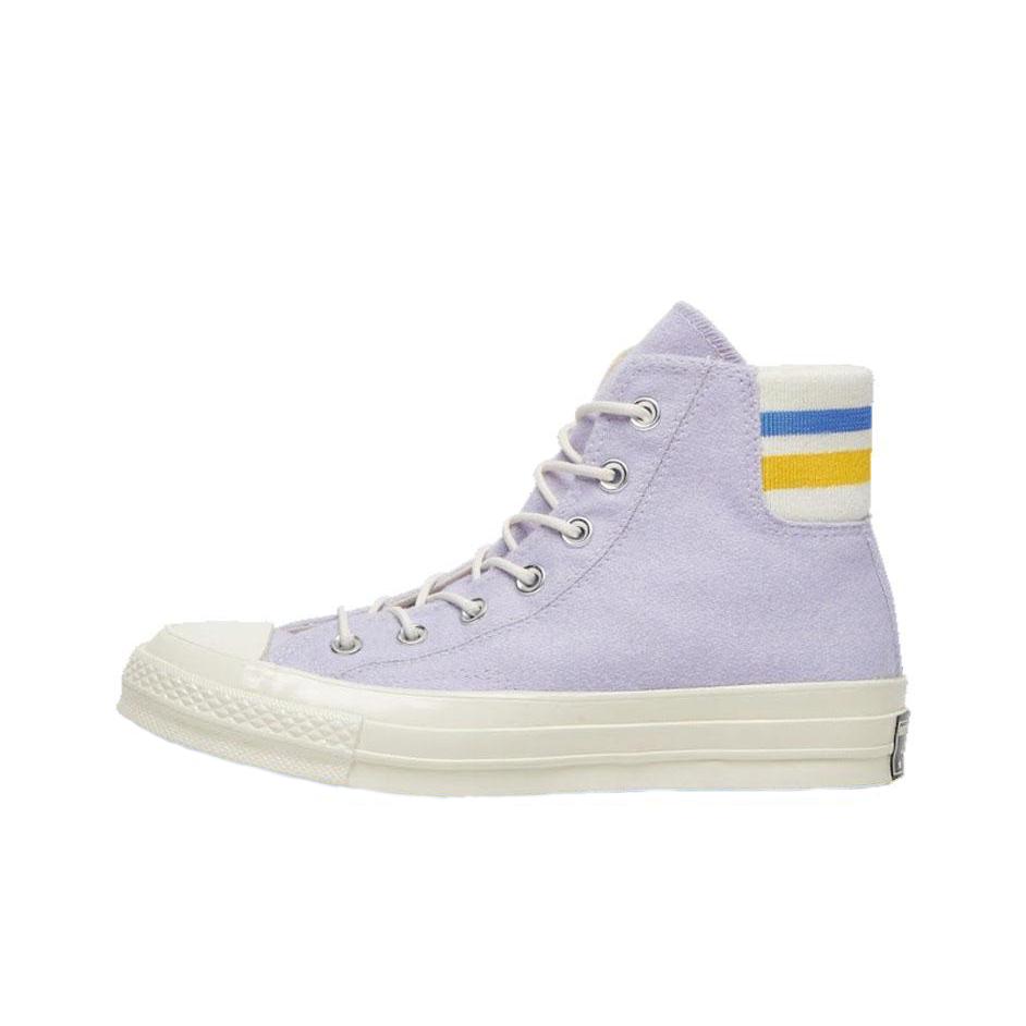 Converse Chuck Taylor All Star 70 Hi Retro Stripe Oxygen Purple Unisex Sneaker Egret 163365C