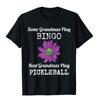 Funny Pickleball Shirt Real Grandmas Play Pickleball Gift Tops  Tees Gift Designer Classic T Shirts Unisex Casual Camisetas
