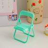 Mobile Phone Holder Cute Chair Small Chair Folding Mobile Phone Holder Push Creative Ornament Lazy Desktop Holder Portable