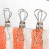 Stainless Steel Clothes Peg Set Windproof Laundry Clips Pants Socks Underwear Hanging Clips