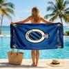 Club Brugge FC print Quick Dry Beach Towel Microfiber Absorbent Portable Travel Swimming Towel