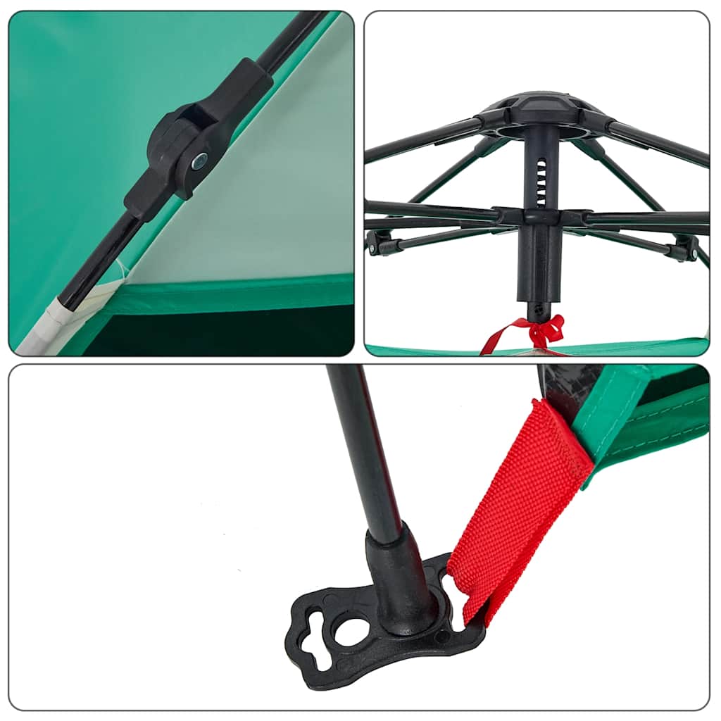 Beach Tent for 2 Persons Sea Green Quick Release Waterproof