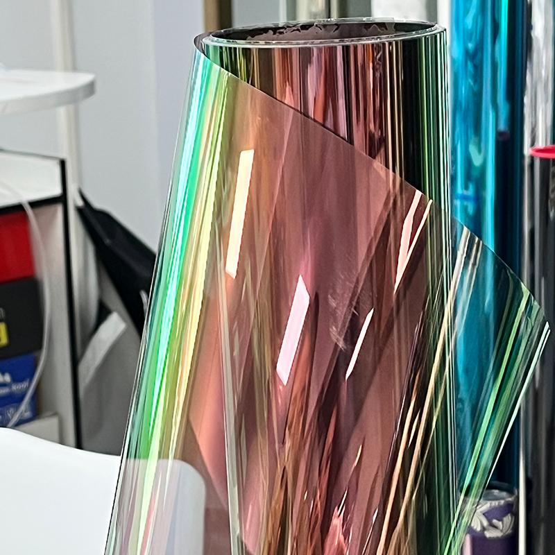 50cmX300cm 70%VLT Home Car Side Window Glass Tint Film Green Chameleon Anti UVR Heat Insulationr For Side Window Anti UV Film