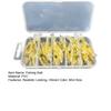 30Pcs Fishing Baits Artificial Soft Shrimp Lures Realistic Looking Vibrant Color Mini Size Soft Baits Fake Lures with Sharp Hooks