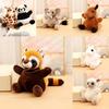 Toy Animal Panda Bag Pendant Unicorn Pony Plush Doll Elephant Key Gifts Chain