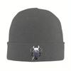 Hollow Knight Gra Czapki Dzianinowe dla Kobiet Unisex Czapki Zimowe Beanie Czapka z Motywem Ducha Kreskówka Ciepła Czapka Akrylowa