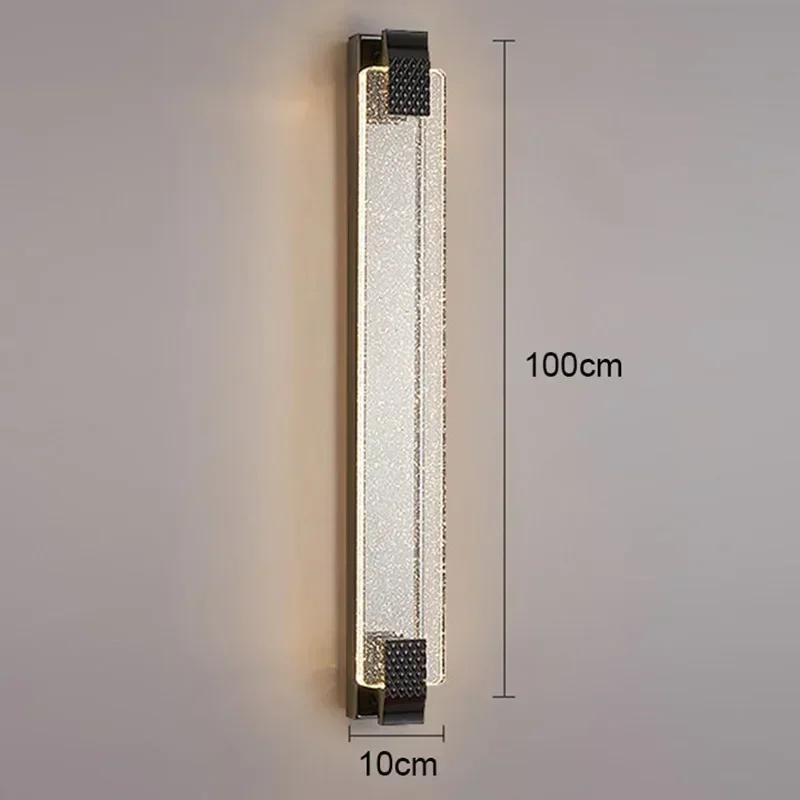 Nordic luxury bubble wall lamp living room bedroom LED crystal lamp TV background decoration modern home lighting fixtures