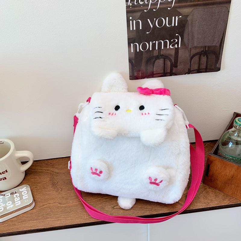 

Мила плюшева сумка через плече в японському стилі для дівчаток