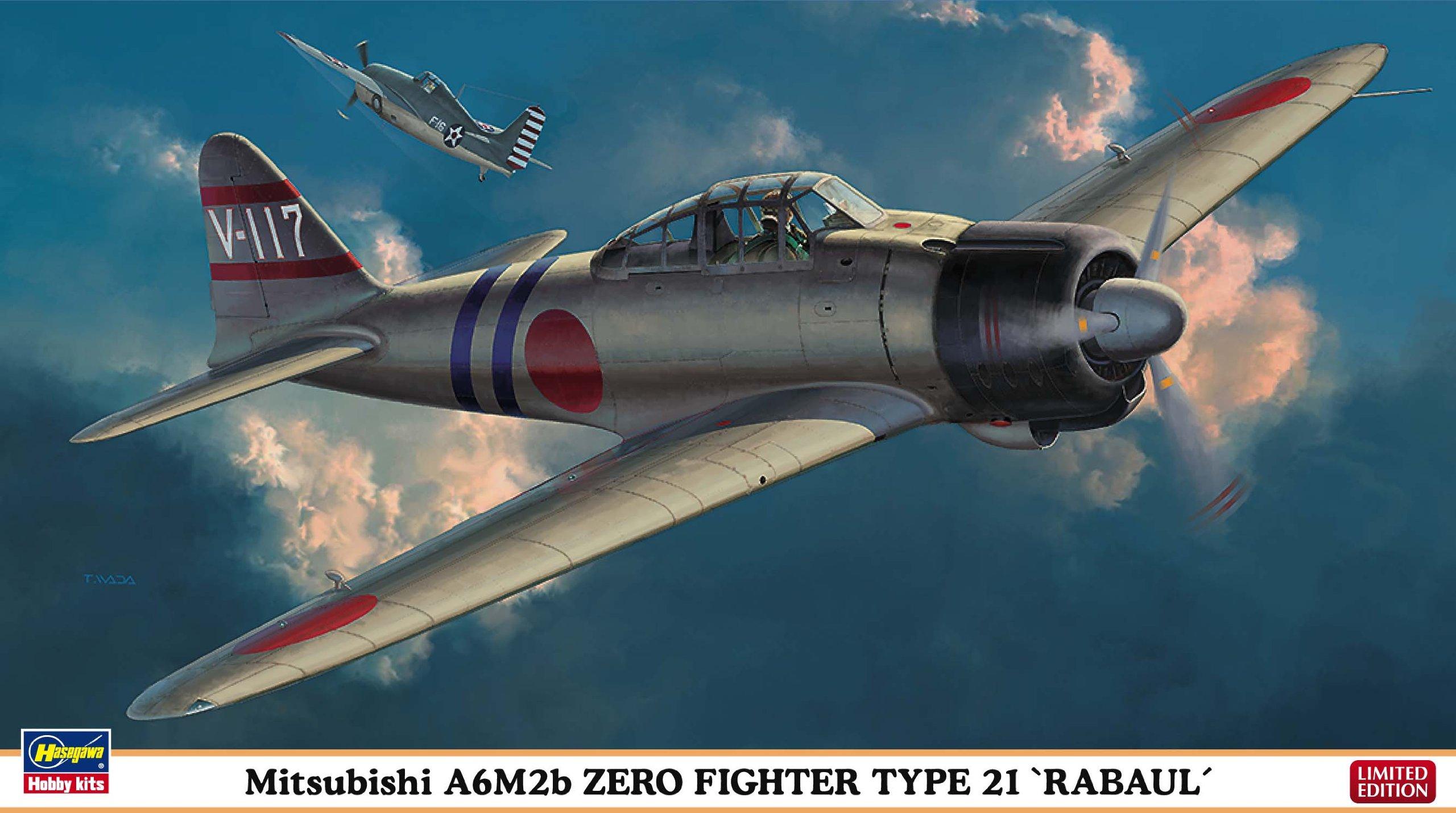 

Hasegawa Mitsubishi A6M2b Zero Type 21 Carrier Fighter 1/48 Rabaul