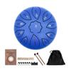 6 inch Steel Tongue Drum  With Drumsticks Tune Percussion Musical Instrument Steel Tongue Drum for Beginners With 11 Tones