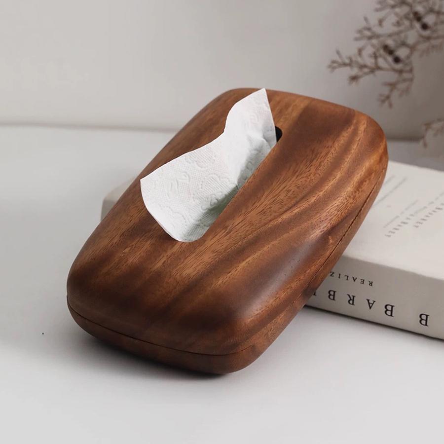 Ξύλινο Κουτί Χαρτομάντηλα Vintage Στυλ Θήκη Χαρτομάντηλων Γραφείου Διακόσμηση Κομοδίνου Κουτί Αποθήκευσης Αξεσουάρ Κουζίνας