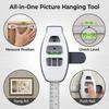 Picture Frame Hanger with Level Tool Installation Device for Wall Art Including Measuring Ruler Built-in Level and Nail Pusher