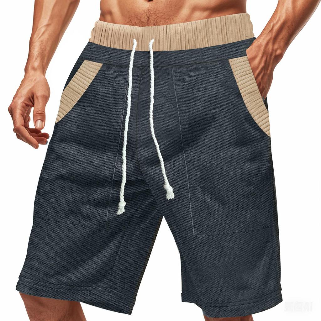 Summer Casual Shorts Men Boardshorts Breathable Loose Beach Short Pants Comfortable Fitness Basketball Sport Sweatpants Breeches