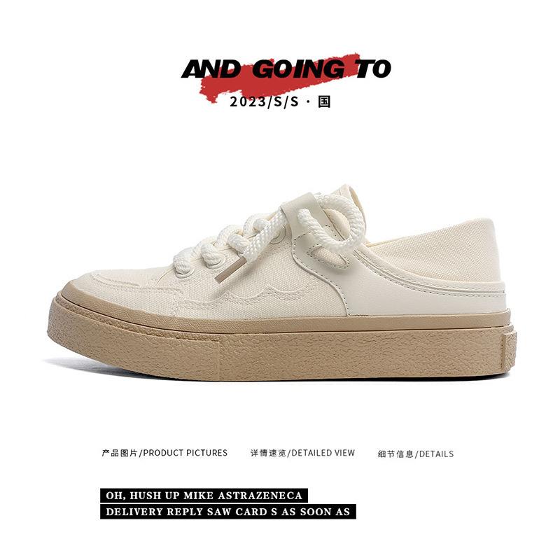 

Canvas shoes men s 2025 summer new ins Korean version two wear versatile student flat baseplate shoes casual shoes men s 1209 44