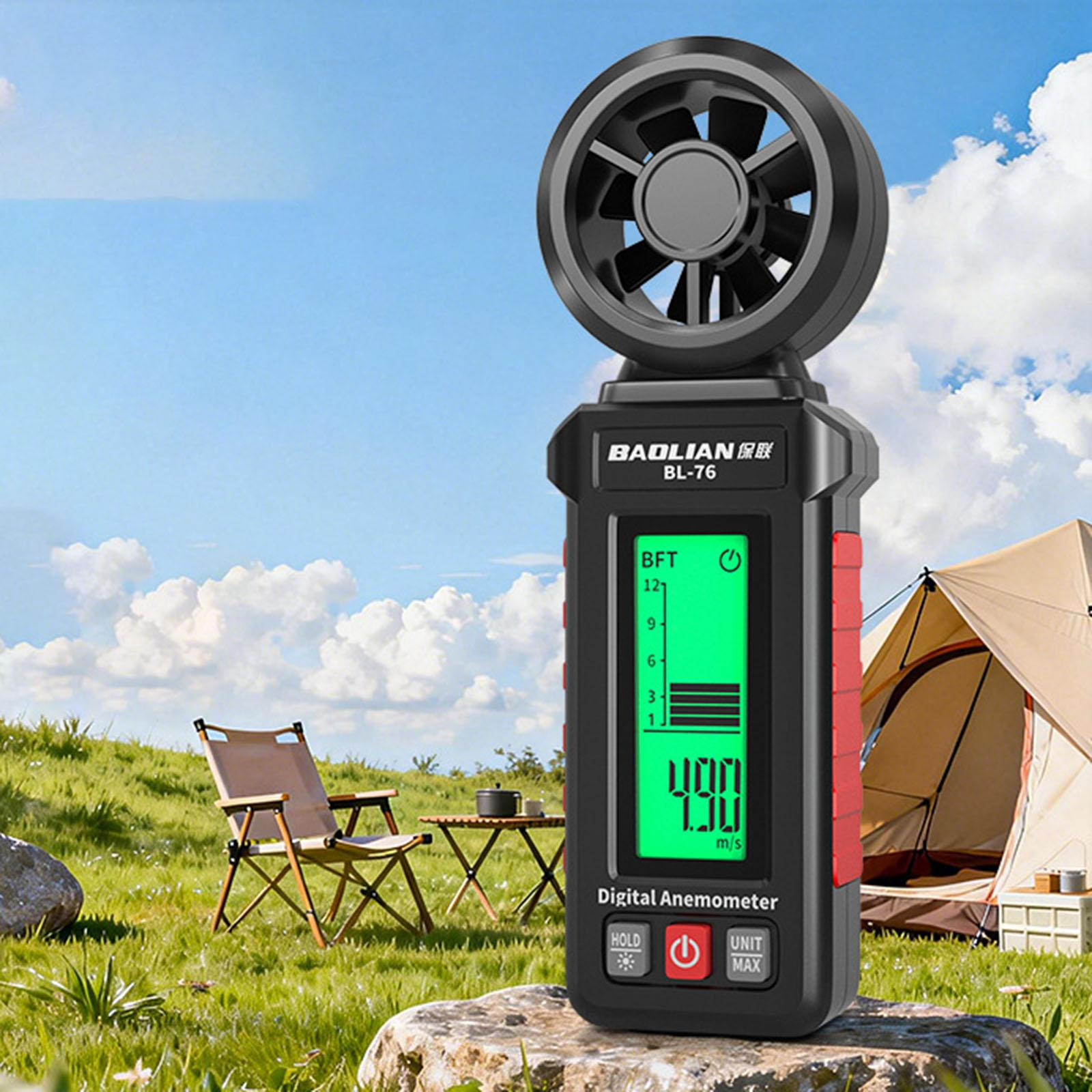 

Handheld Anemometer,Air Tester,with Backlight,Accessories,Digital Wind Speed Gauge,Wind Meter