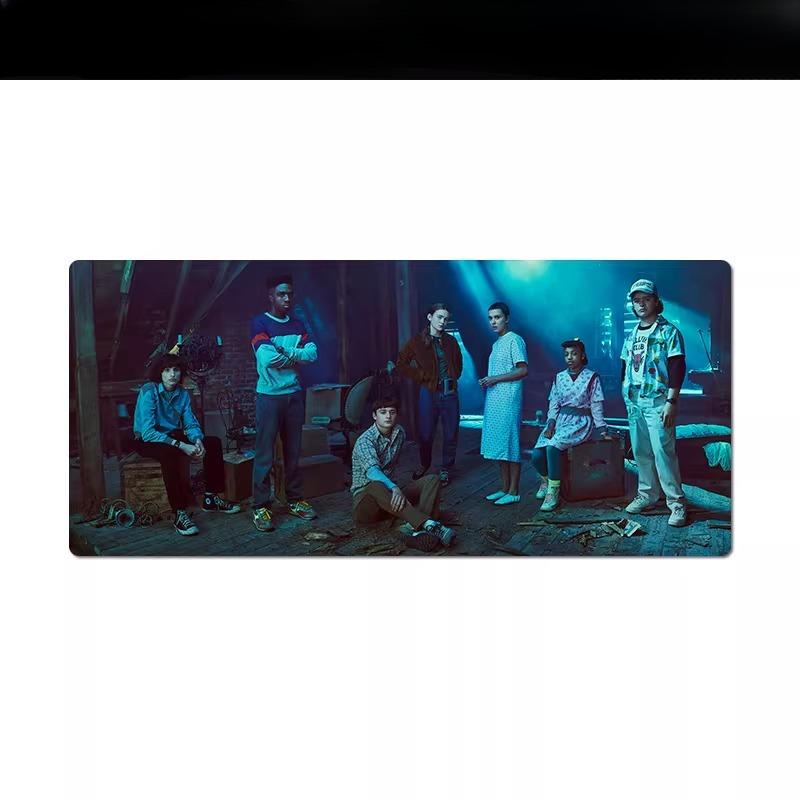 New  Creativity Stranger Things Peripheral High Definition Printing Leather Mouse Pad Large Size Computer Non-slip and Dirty-resistant Keyboard Pad