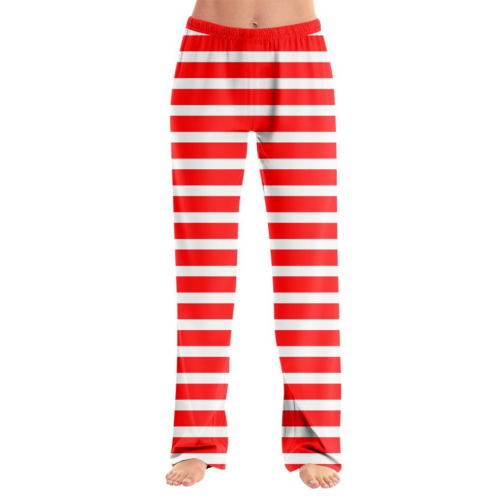 Anime-Pyjamahose, Nachtwäsche, lässige Hose mit Kordelzug und elastischer Taille, bequeme, gerade, lockere Yoga-Hose