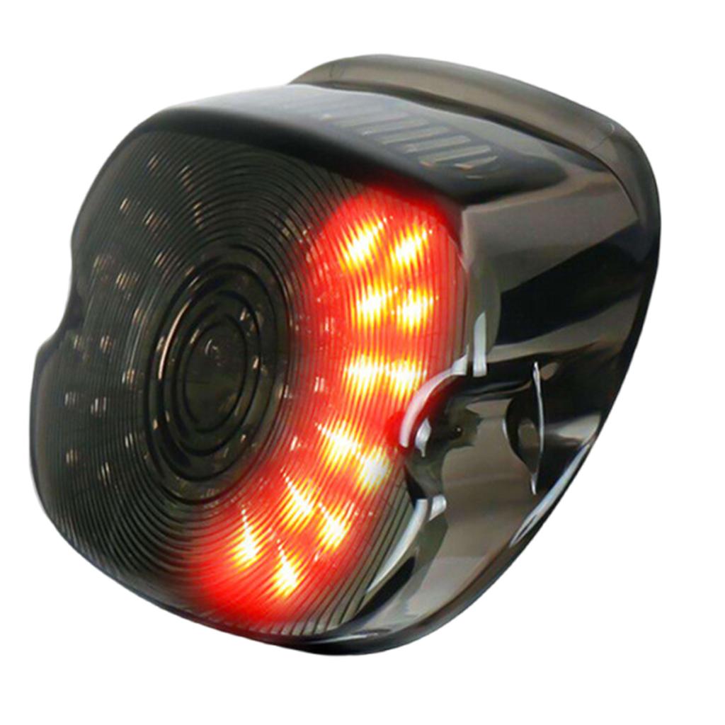LED Tail Light Motorcycle Replacement Smoked Taillight License Plate Rear Light Integrated Brake Turn Signal Rear Lights